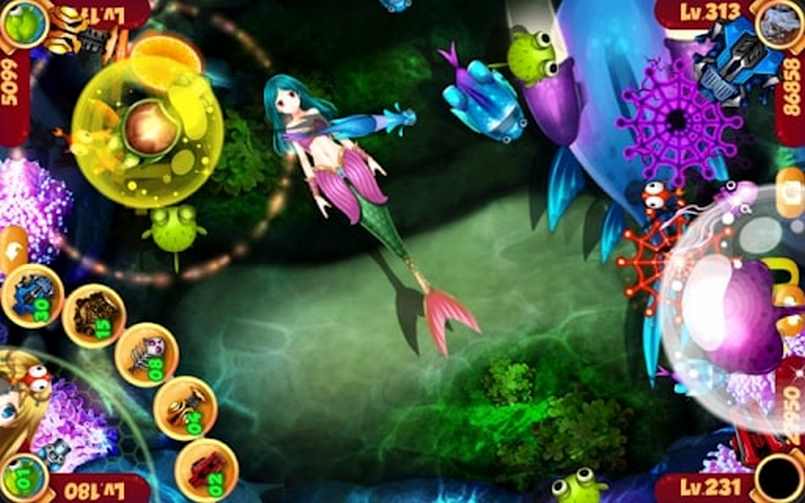 Hình ảnh giao diện của bắn cá cực kỳ sắc nét và chân thực
